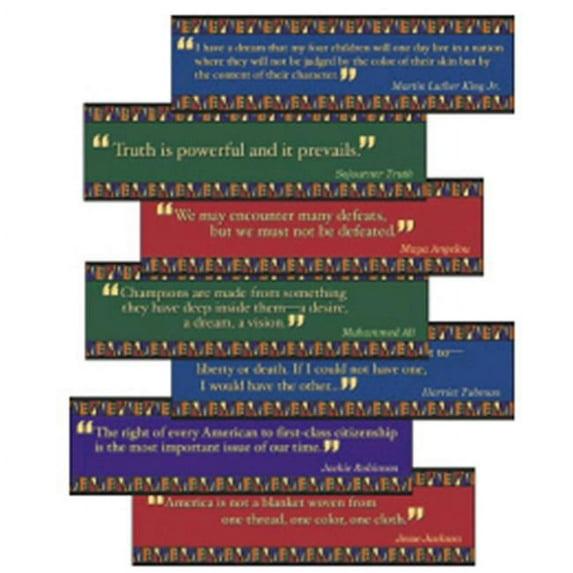 EP-3619 - Black American Quotes Mini Bulletin Board Set by Edupress