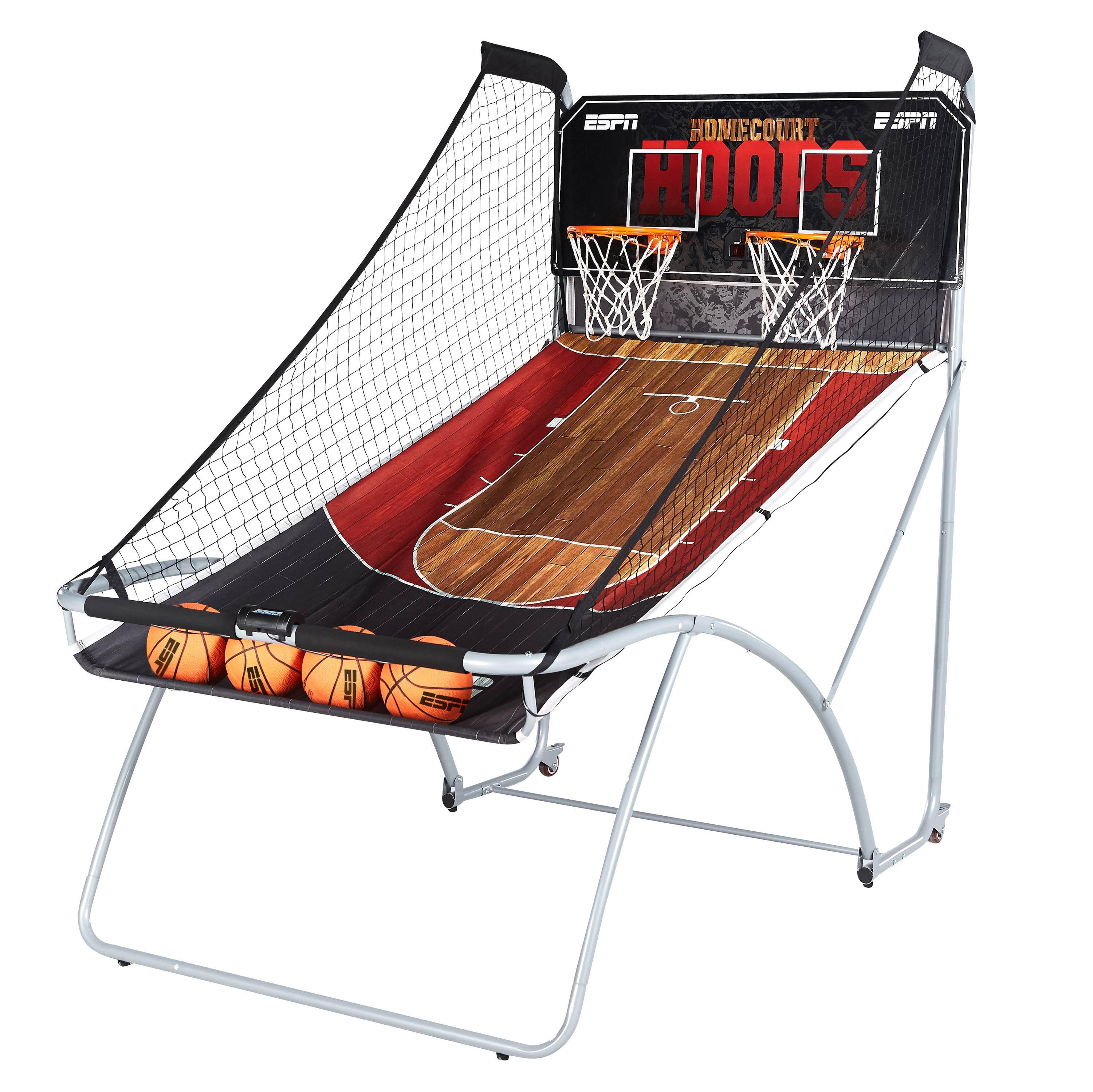 EZ-Fold 2-Player Indoor Basketball Game with LED Scoring