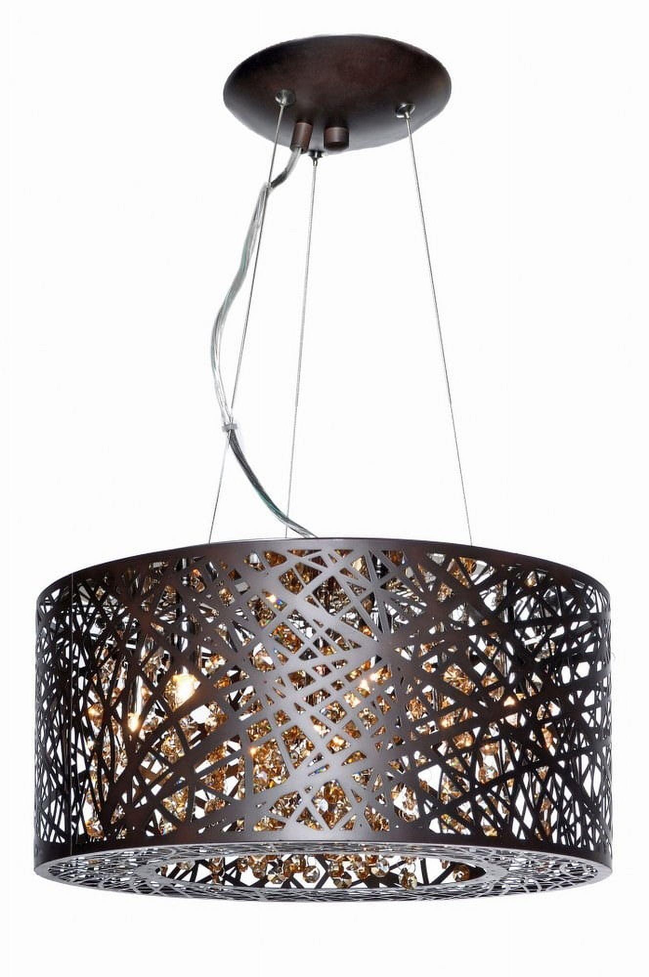 ET2 Lighting Inca 7 - Light Pendant in  Bronze