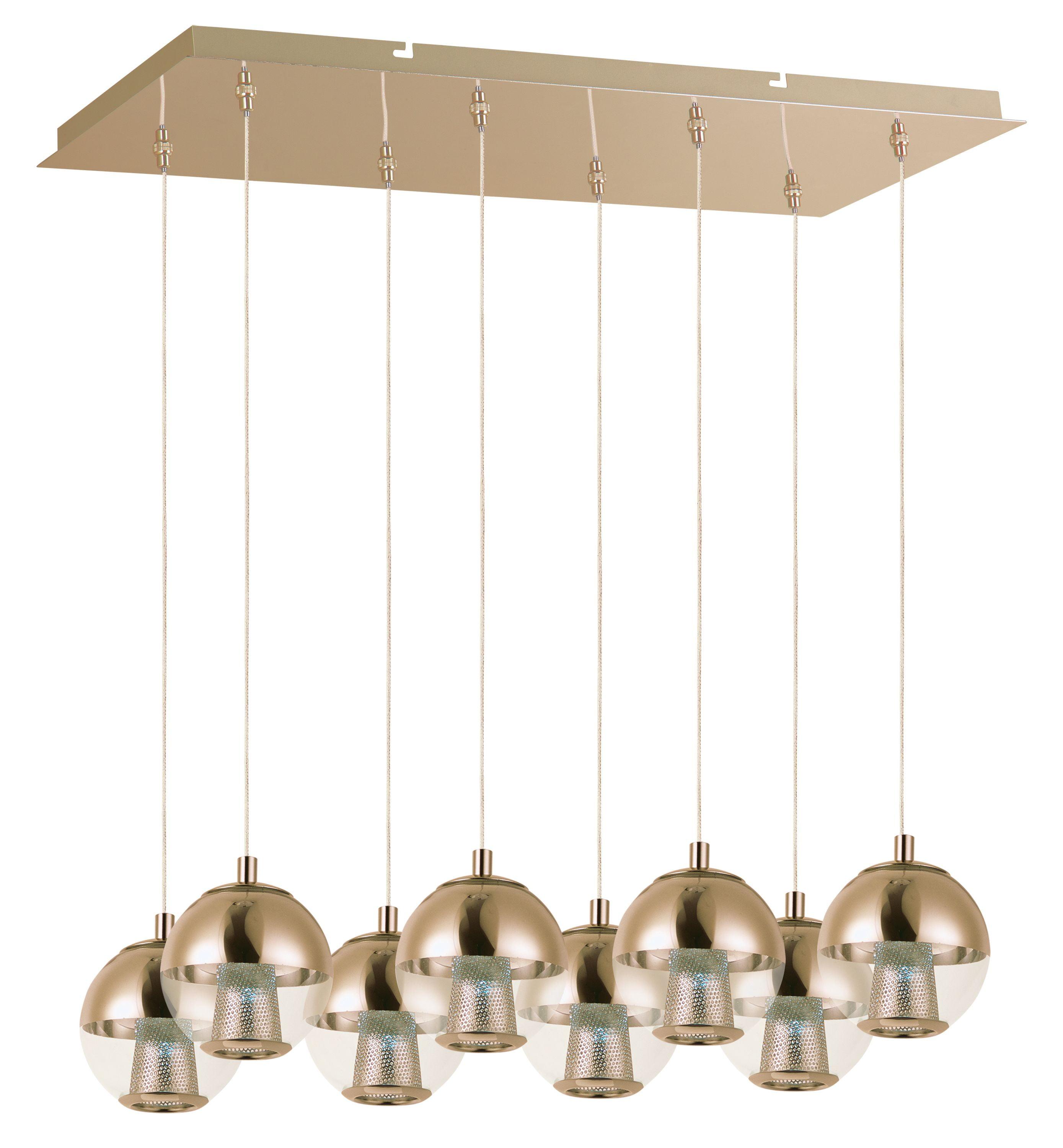 ET2 E22786-81PC Reflex LED Polished Chrome Island Pendant Ceiling Light - 26 in.