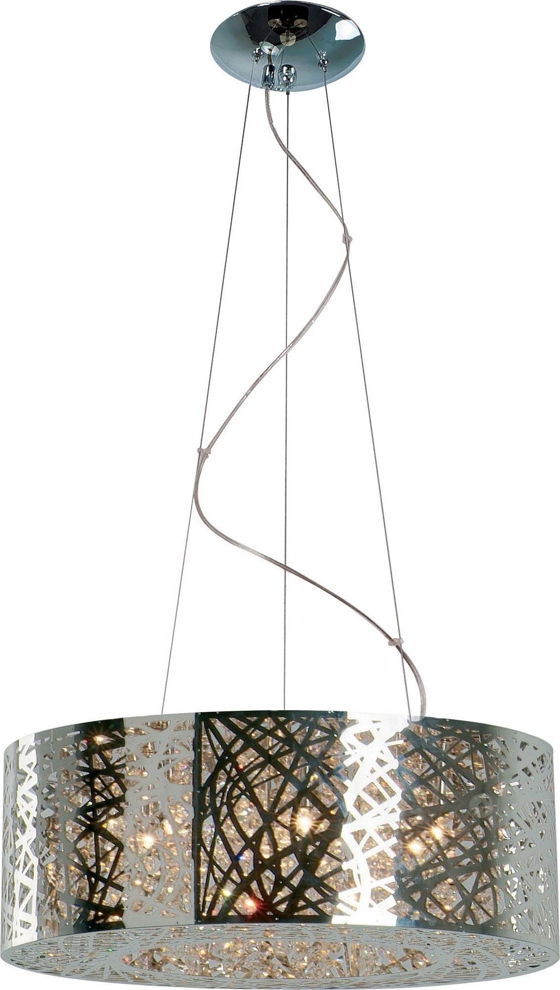 ET2 Lighting Inca 9 - Light Pendant in  Polished Chrome