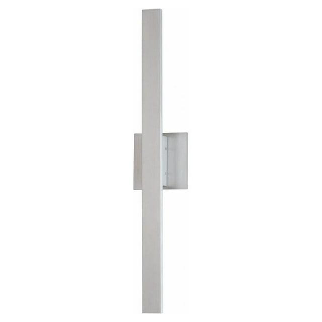 24 Inch 13W 2 Led Outdoor Wall Sconce-Satin Aluminum Finish Et2 Lighting E41343-Sa