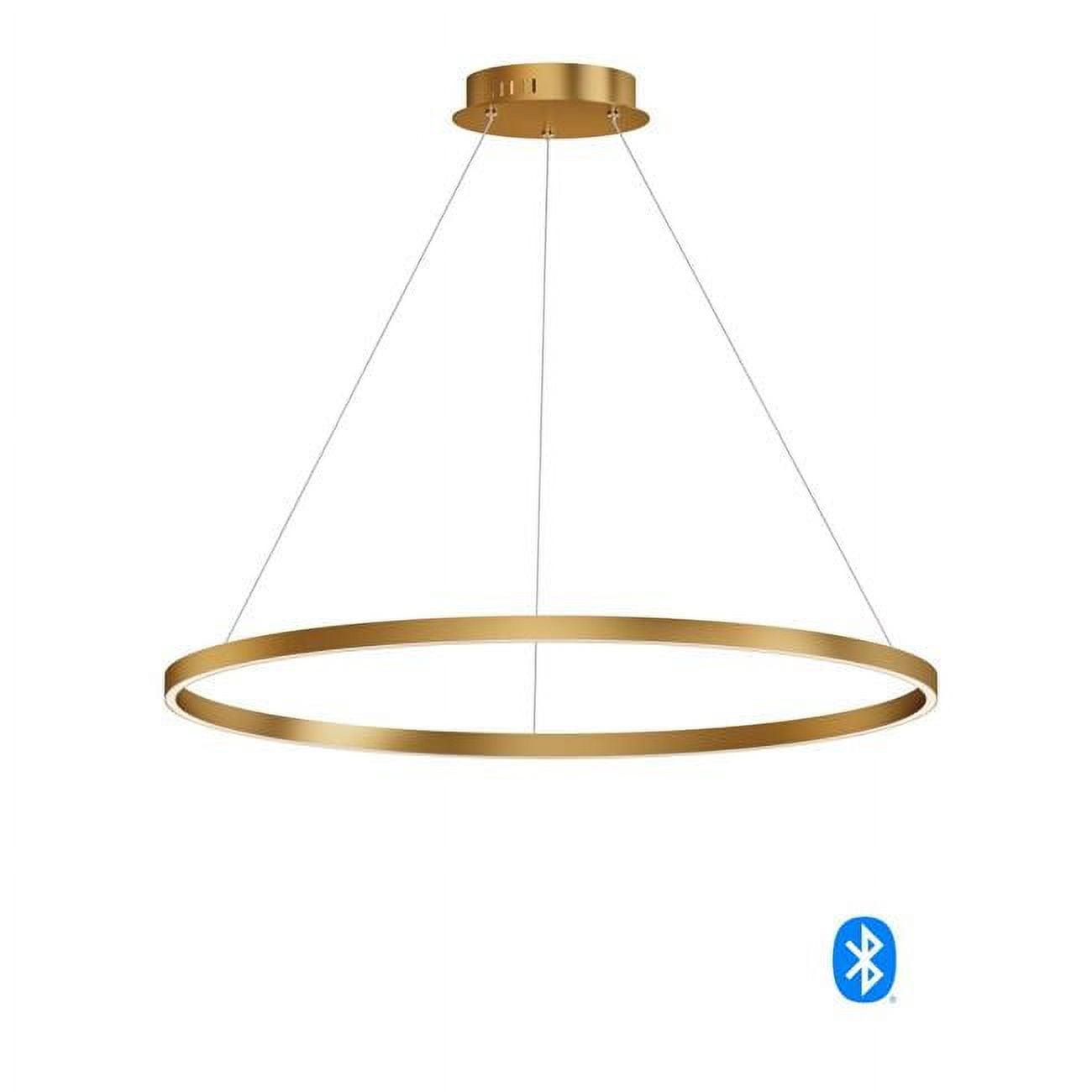 ET2 Lighting E22728-GLD 40 in. Groove LED Pendant - Gold