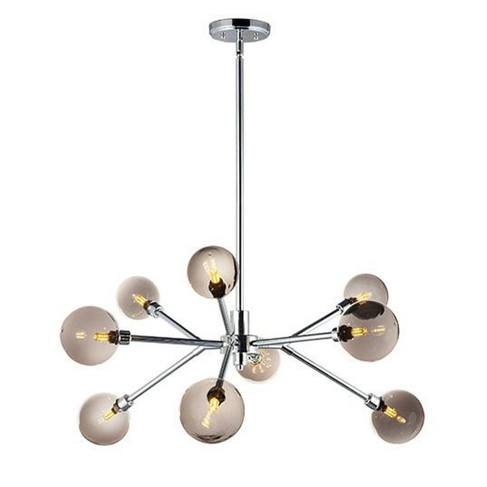 ET2 Lighting - LED Pendant - Asteroid-36W 9 LED Chandelier-31 Inches wide by 15