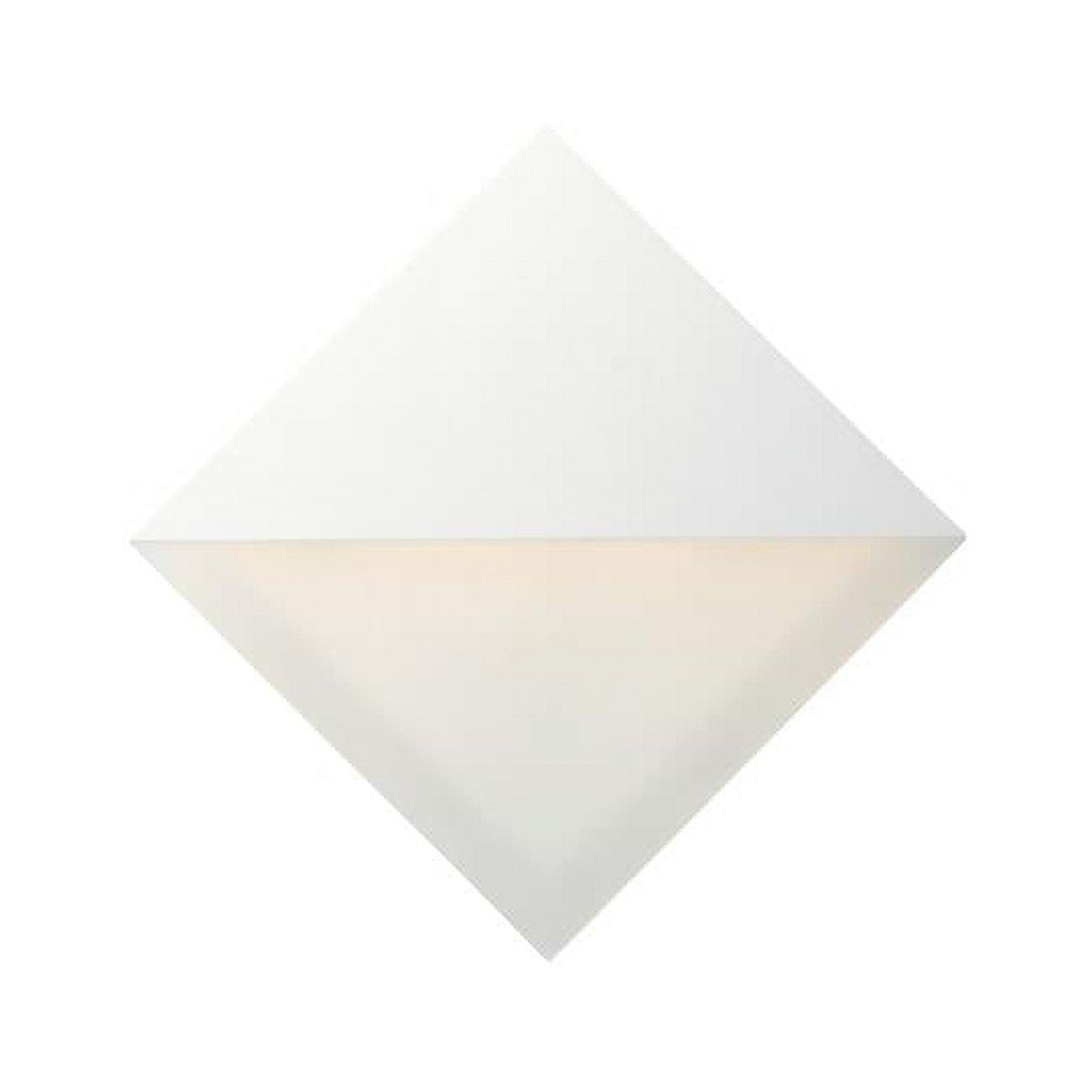 Alumilux Glow Dimmable LED Outdoor Wall Sconce in White