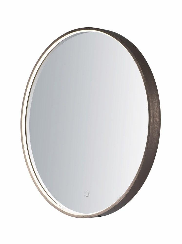 Mirror-22W 1 Led Round Mirror-27.5 Inches Wide By 27.5 Inches High-Anodized Bronze Finish Et2 Lighting E42016-90Brz