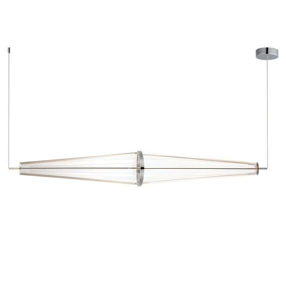 ET2 Lighting - Quasar - 15W 3 LED Linear Pendant-7.75 Inches Tall and 7.75