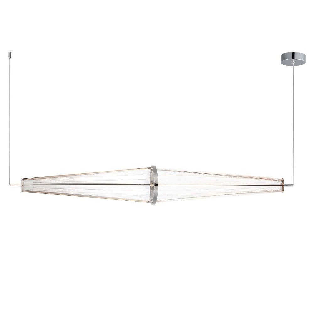 ET2 Lighting - Quasar - 15W 3 LED Linear Pendant-7.75 Inches Tall and 7.75
