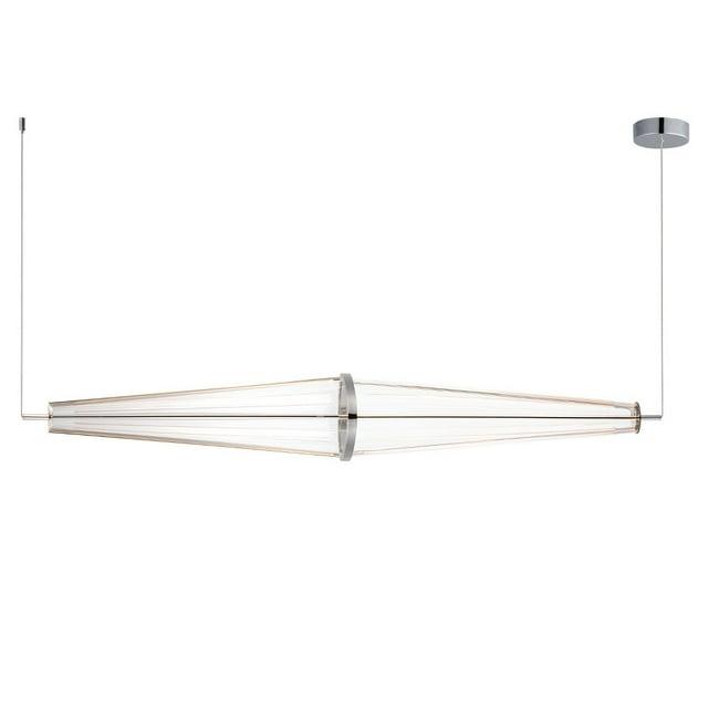 ET2 Lighting - Quasar - 15W 3 LED Linear Pendant-7.75 Inches Tall and 7.75
