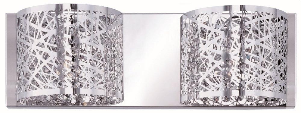 ET2 Lighting - Two Light Wall Mount - Inca-2 Light Wall Mount in Contemporary