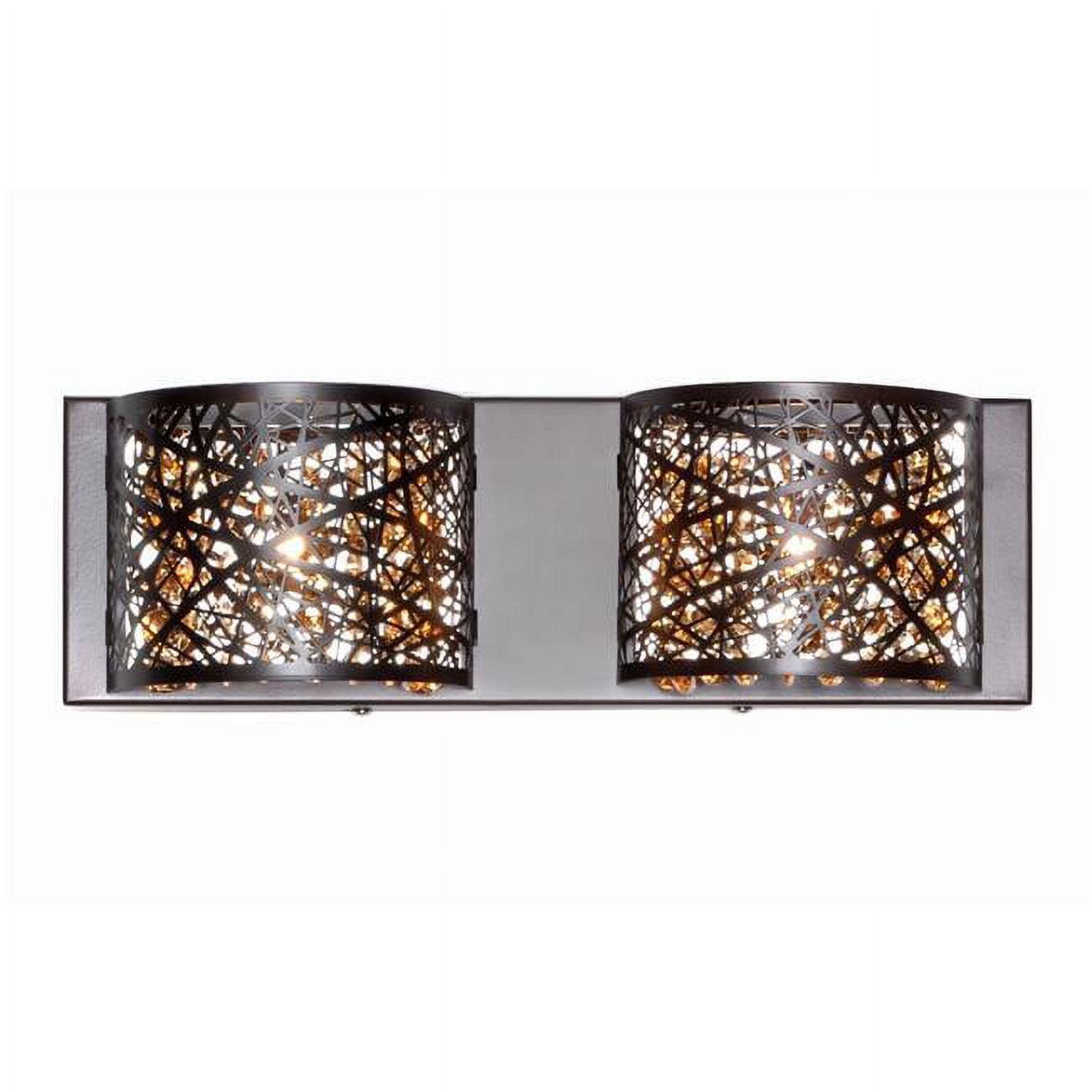 ET2 Lighting - Two Light Wall Mount - Inca-2 Light Wall Mount in Contemporary