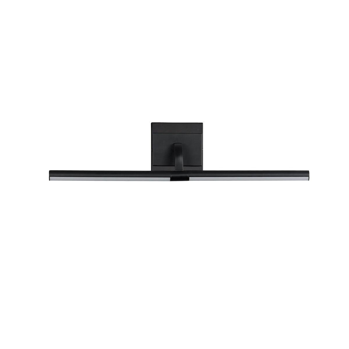 Mona 18" Black Dimmable LED Wall Sconce with Sleek Design