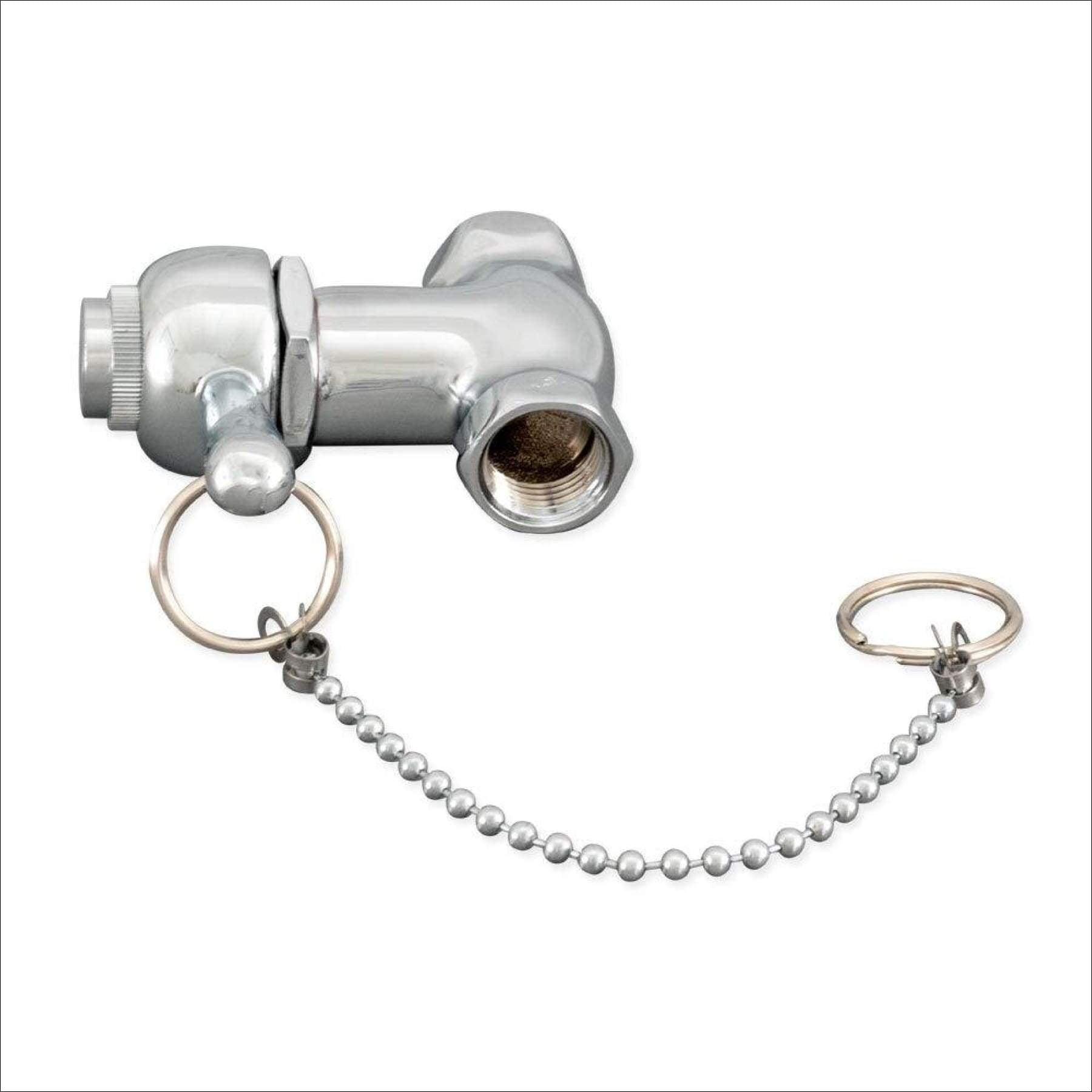 Chrome Brass Self-Closing Pull Chain Shower Valve