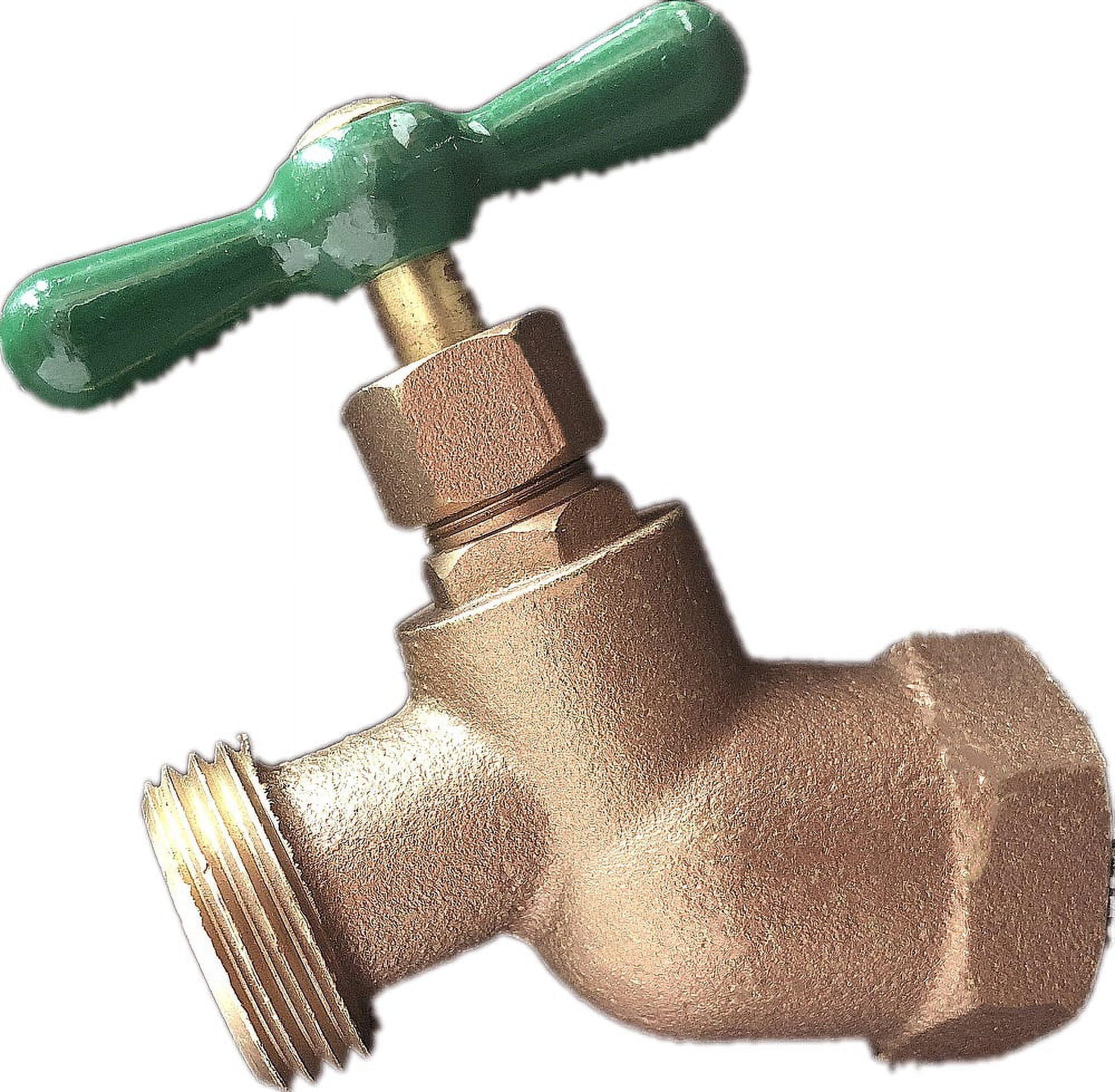 EZ-Fluid EZHBF12-1W, 1/2 in Brass 3/4 in Valve