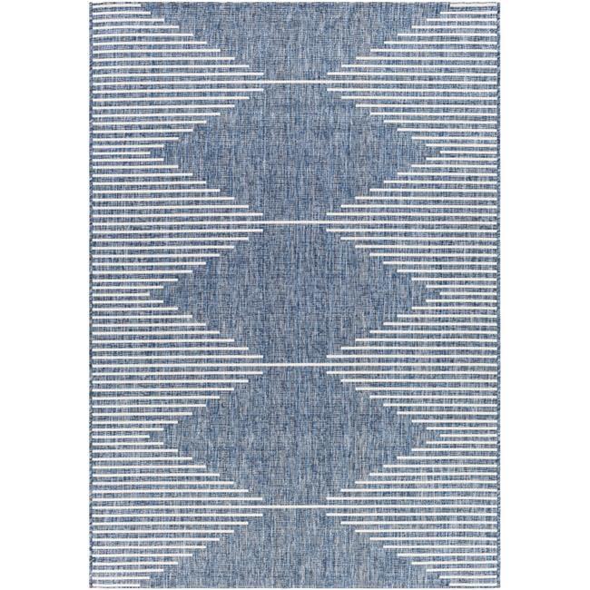 Eagean EAG2350-679 6 ft. 7 in. x 9 ft. Eagean Global Machine Woven Rectangle Area Rug, Multi Color