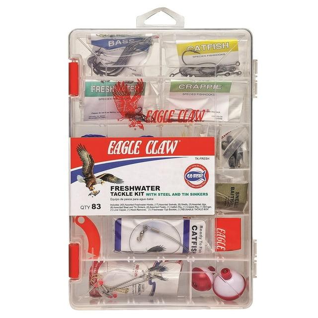 Eagle Claw Freshwater Tackle Kit, 80 Piece