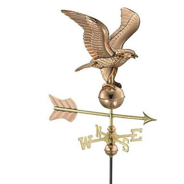 American Eagle Copper Weathervane with Roof Mount