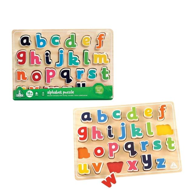 Early Learning Centre Alphabet Puzzle, Develops Hand Eye Coordination, Problem Solving, Learning to Read, Kids Toys for Ages 18 Month,  Exclusive