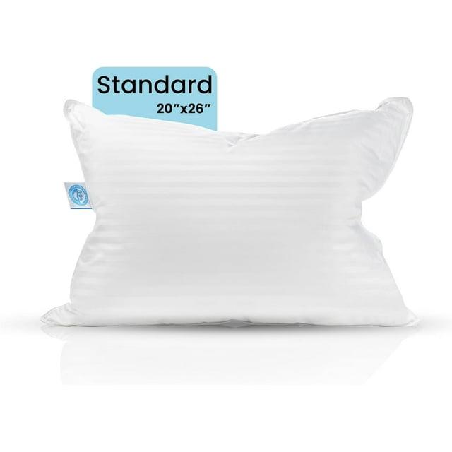 East Coast Bedding Balanced Dream 50/50 Goose Feather Down Pillow Standard Size Pack of 1