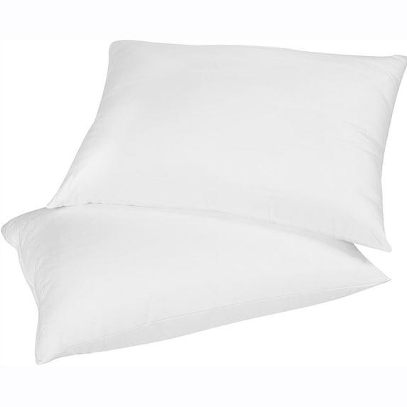 East Coast Bedding 10/90 Pure Dream Firm Goose Down Feather Pillow, Standard Size, Set of 2