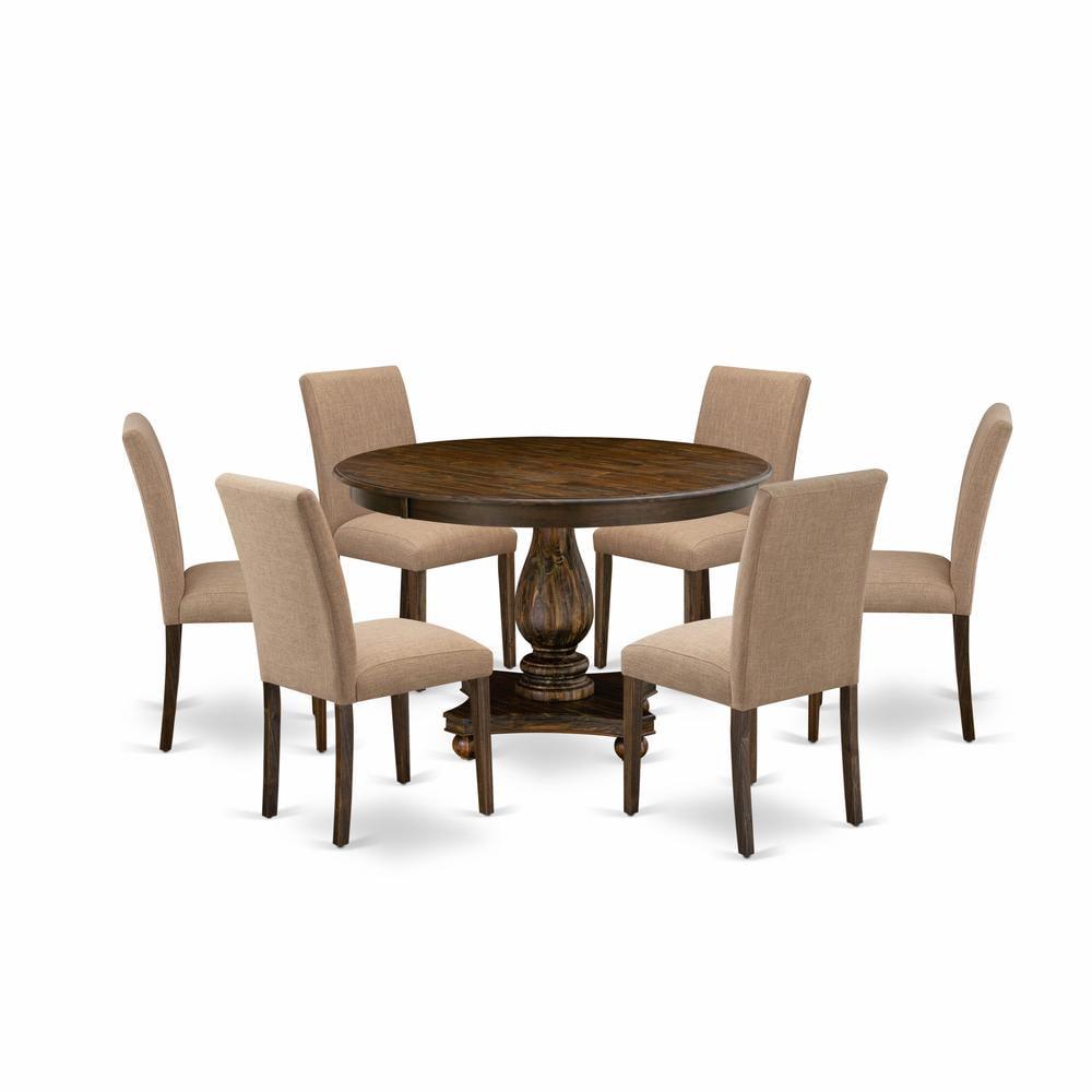 Red Barrel Studio® - Person Solid Wood Solid Wood Top Pedestal Dining Set