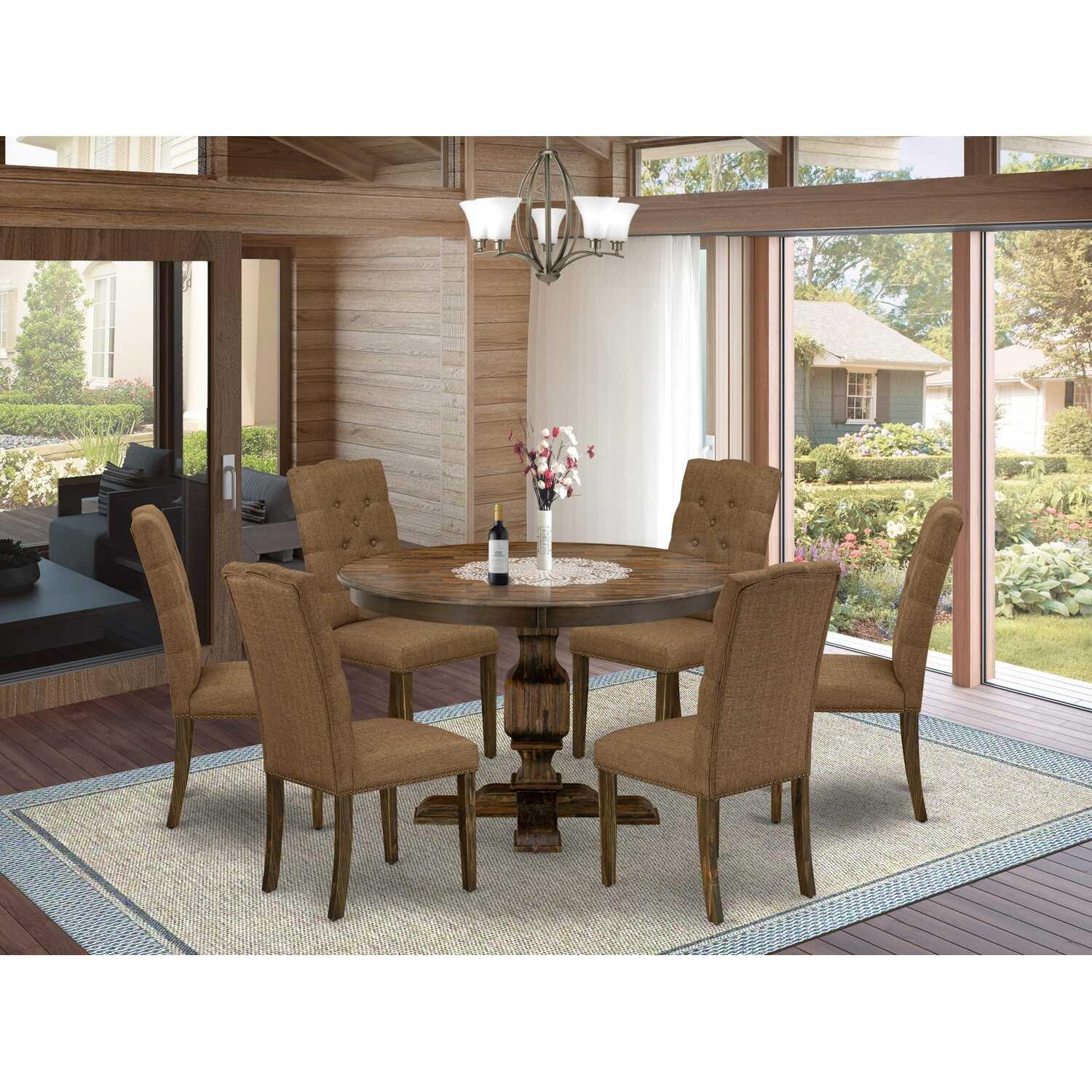 Pedestal Dining Set