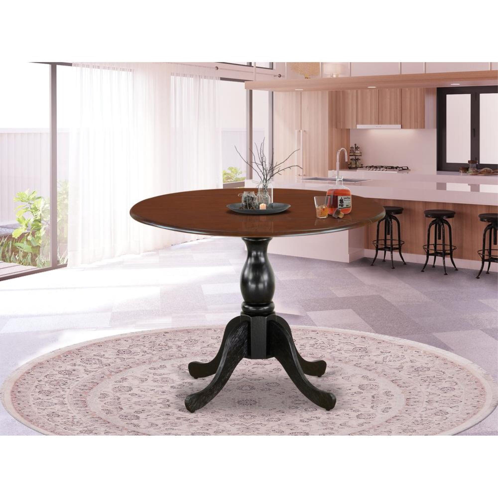 Dublin Extendable Round Solid Wood Dining Table