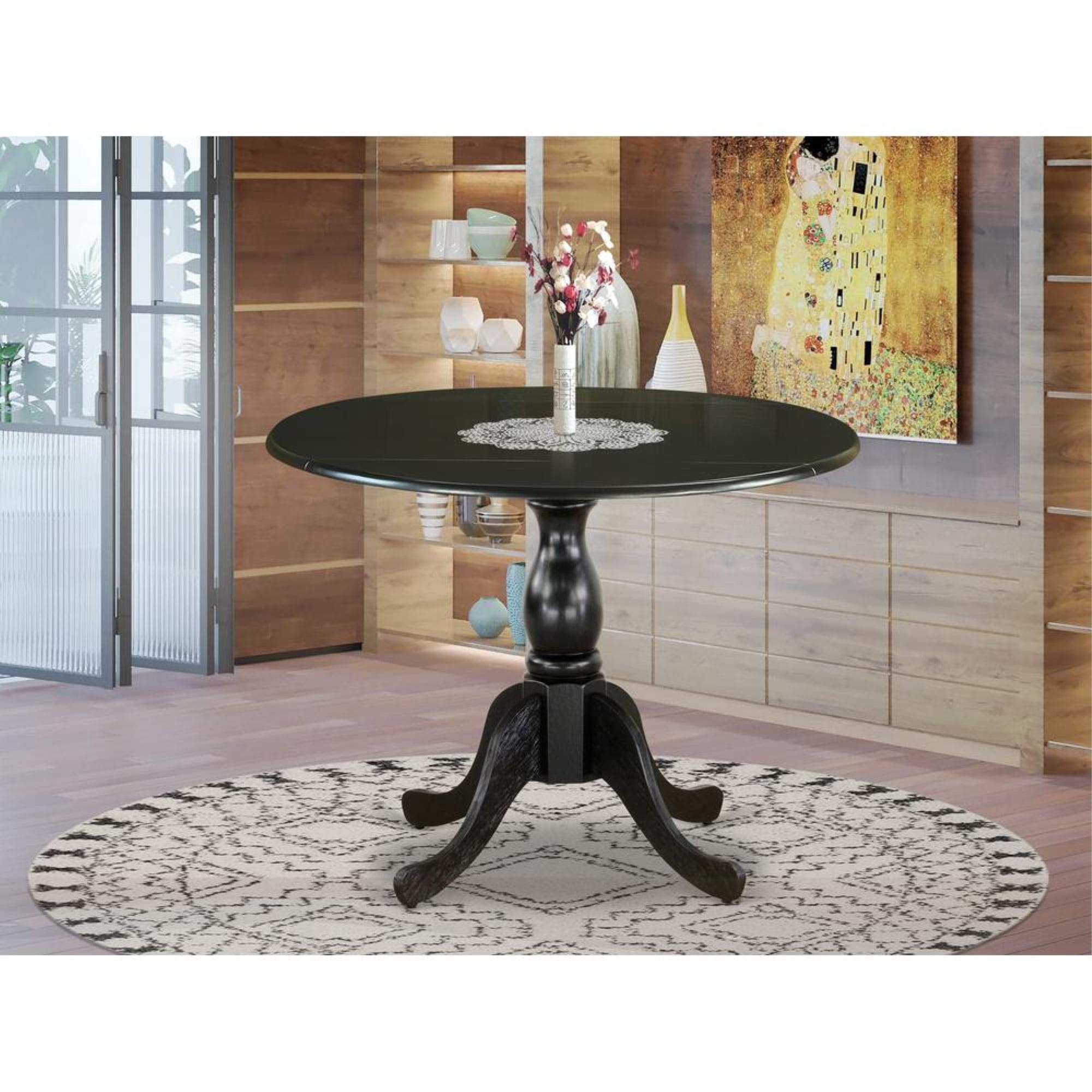 Dublin Extendable Round Solid Wood Dining Table