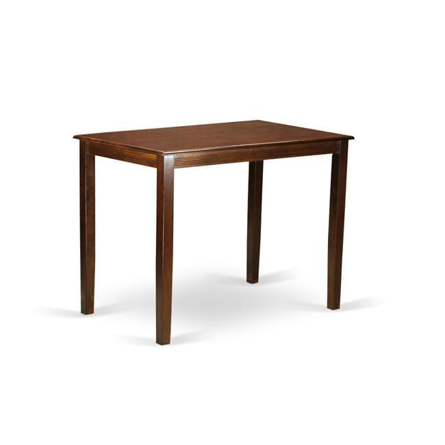 East West Furniture, Yarmouth  Counter  Height  Table  Finished  in  Mahogany