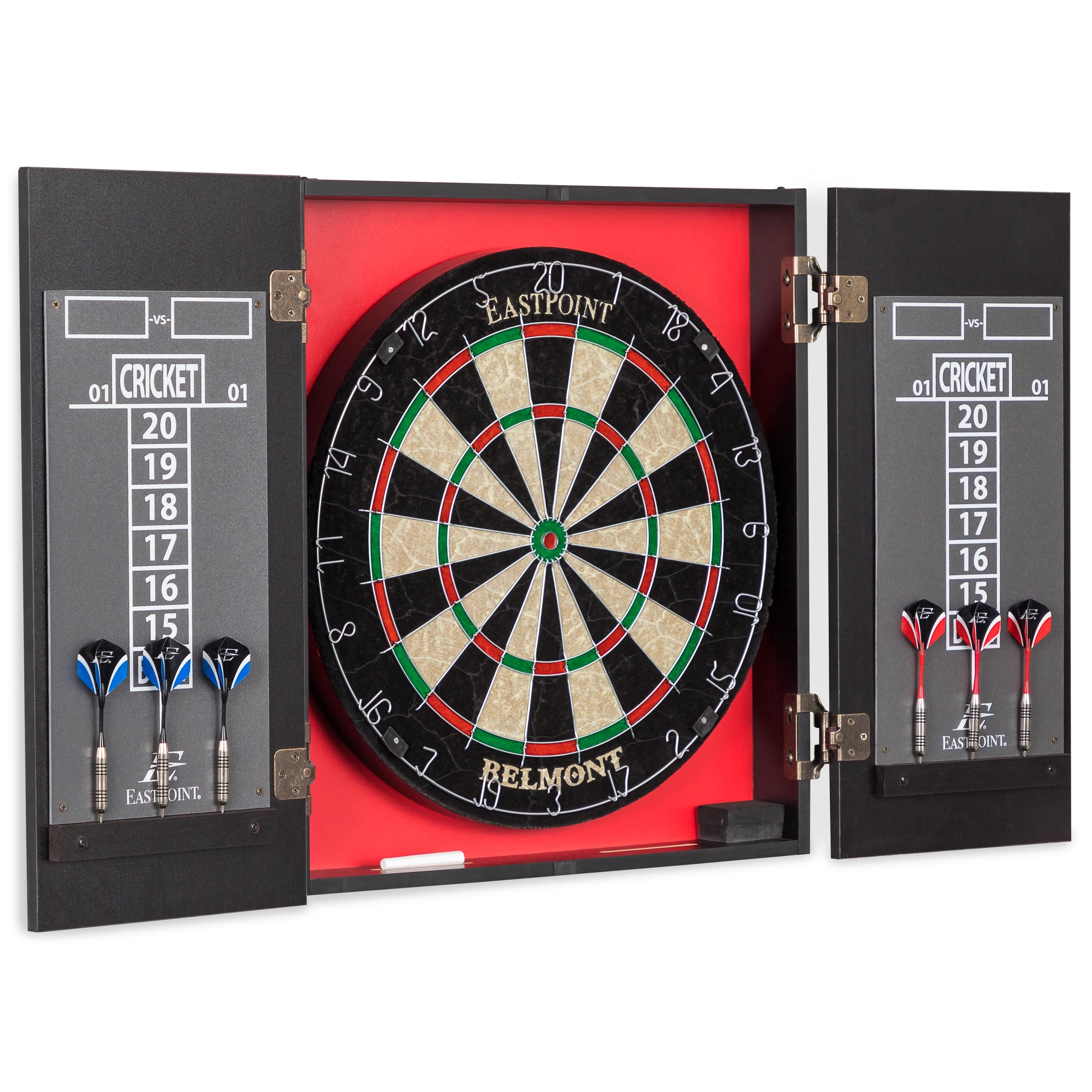 Eastpoint Sports Belmont Official Size Premium Bristle Dartboard And Cabinet Set