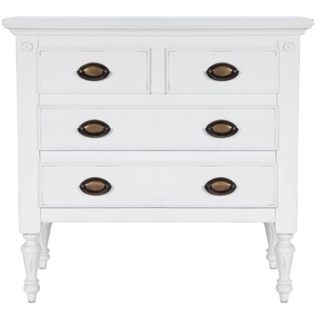 Easterbrook White 4 Drawer Chest