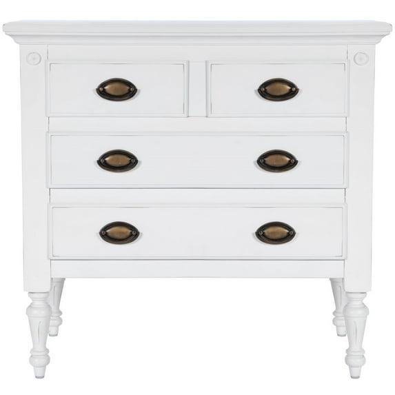 30.75 x 31.5 x 19 in. Easterbrook White 4 Drawer Chest