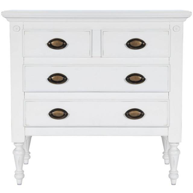 Easterbrook White 4 Drawer Chest