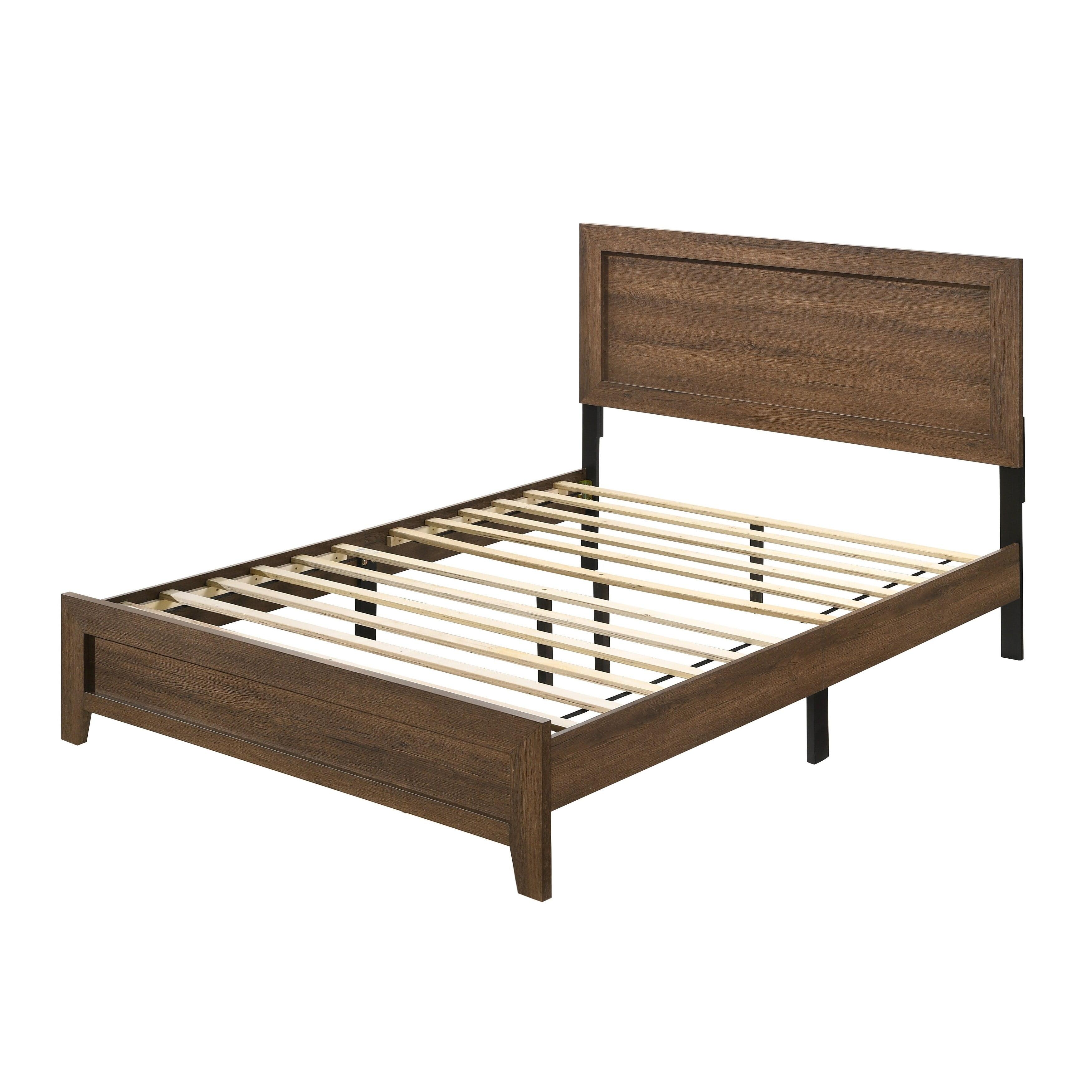 Acme Furniture King Miquell Bed Oak Finish