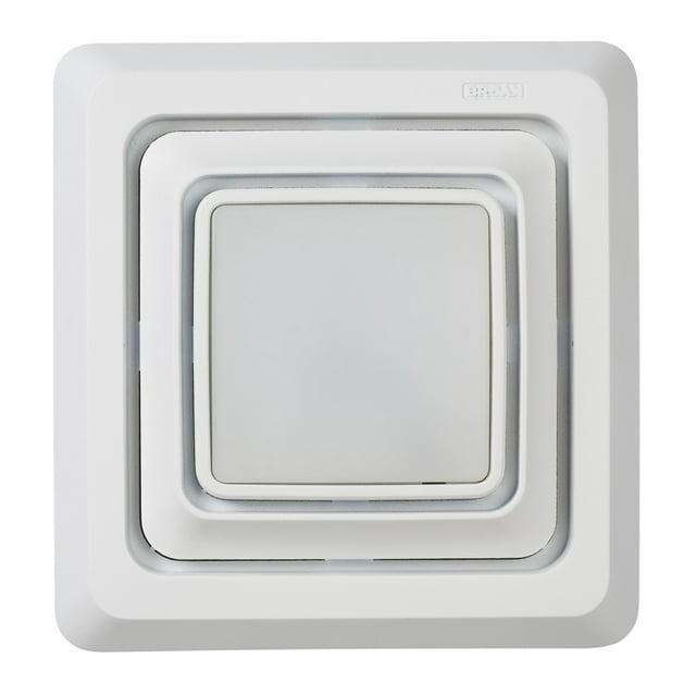 Broan-NuTone Broan FG600S LED Lighted Grille Upgrade for Bathroom Ventilation Fans, Easy Installation for DIY, White