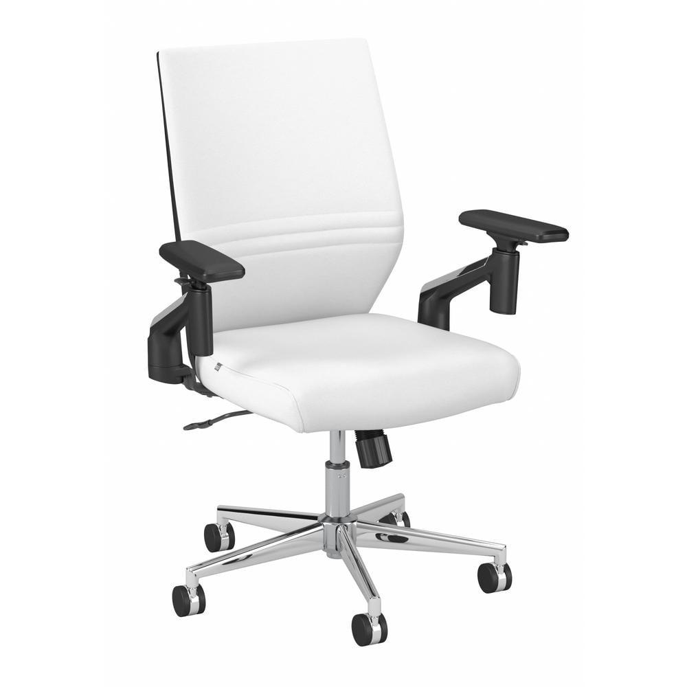 Easy Office Mid Back Leather Office Chair