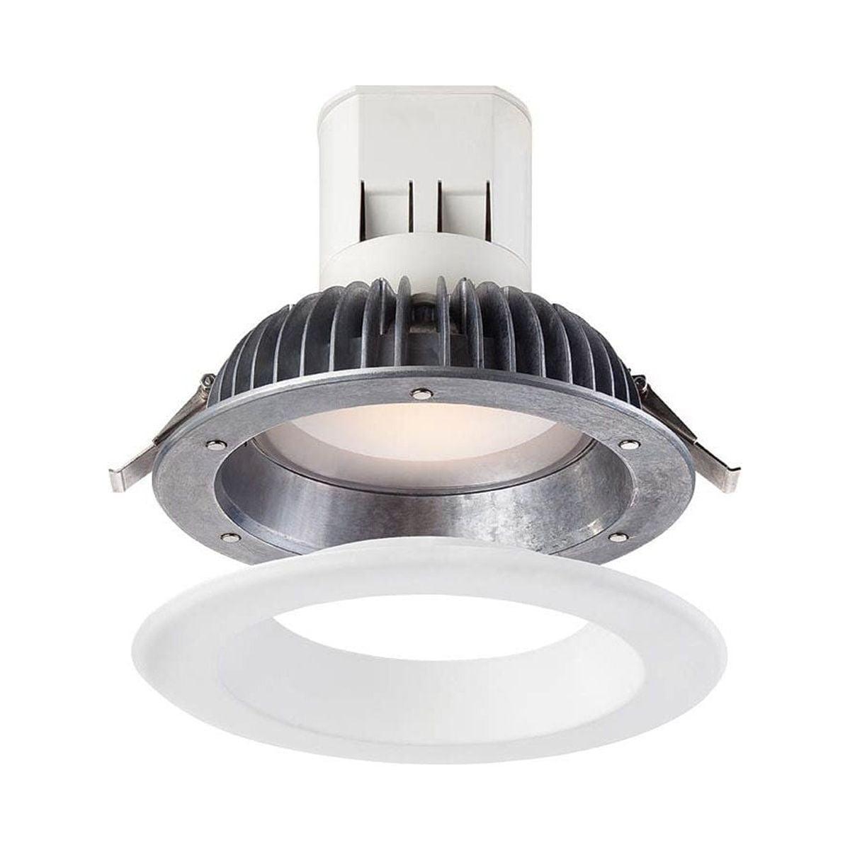 6-Inch White Aluminum LED Recessed Lighting Kit