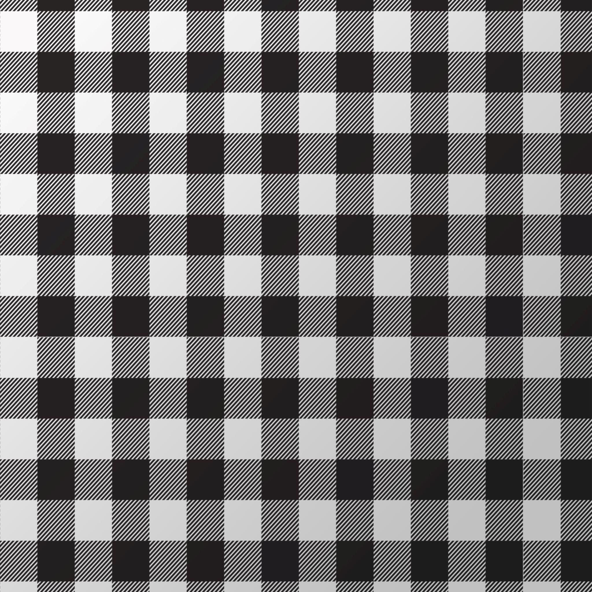 EasyLiner Premium Peel & Stick Wallpaper, Black Gingham 20 in. x 18 ft.