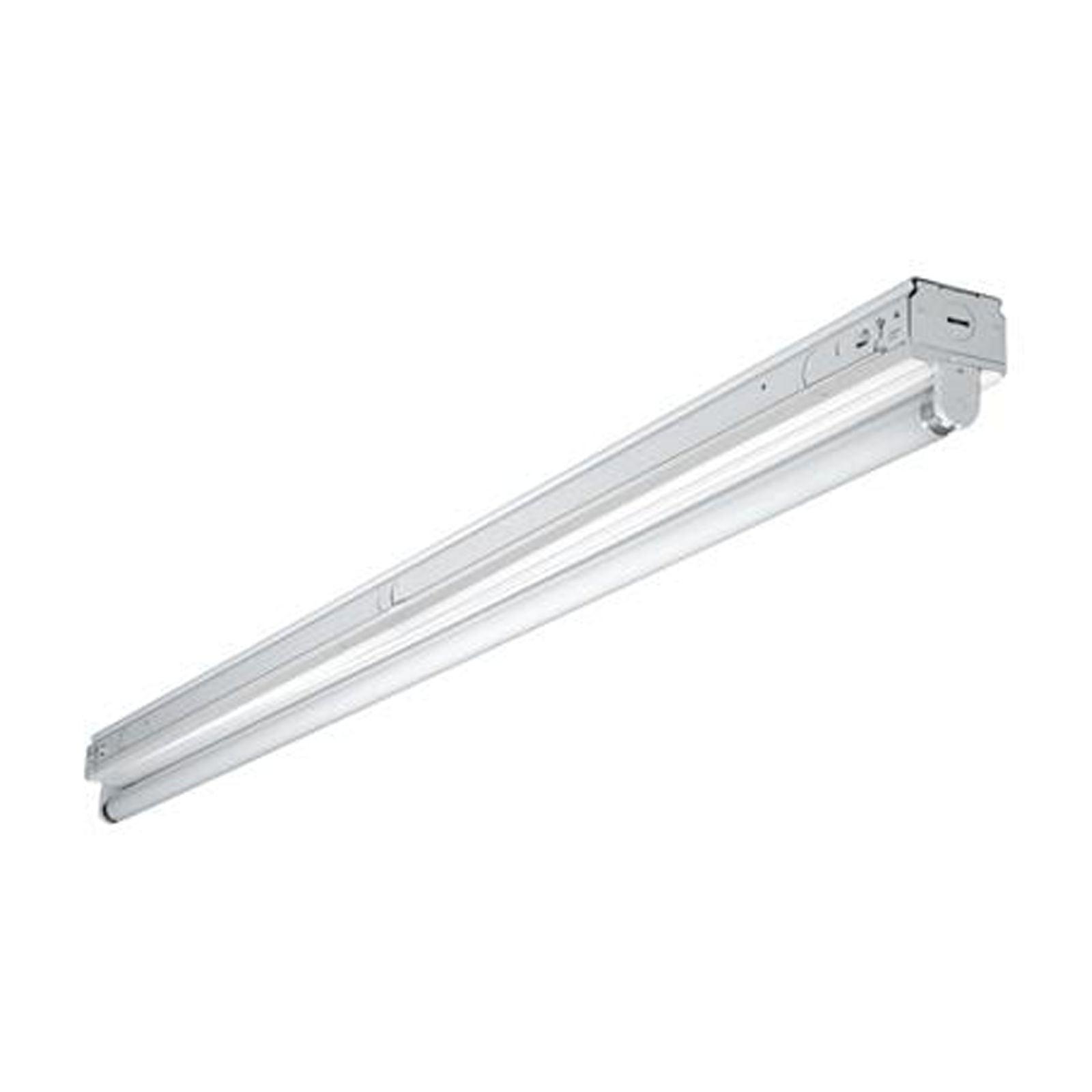 Energy Star 2' White Aluminum Fluorescent Strip Light