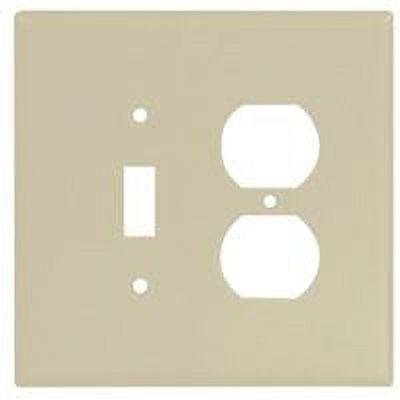 Ivory Thermoset 2-Gang Oversize Wallplate