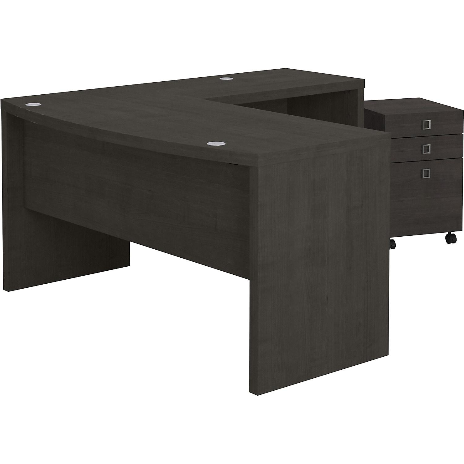 Bush Business Furniture Echo 3 L-Shaped Computer Desk Office Set