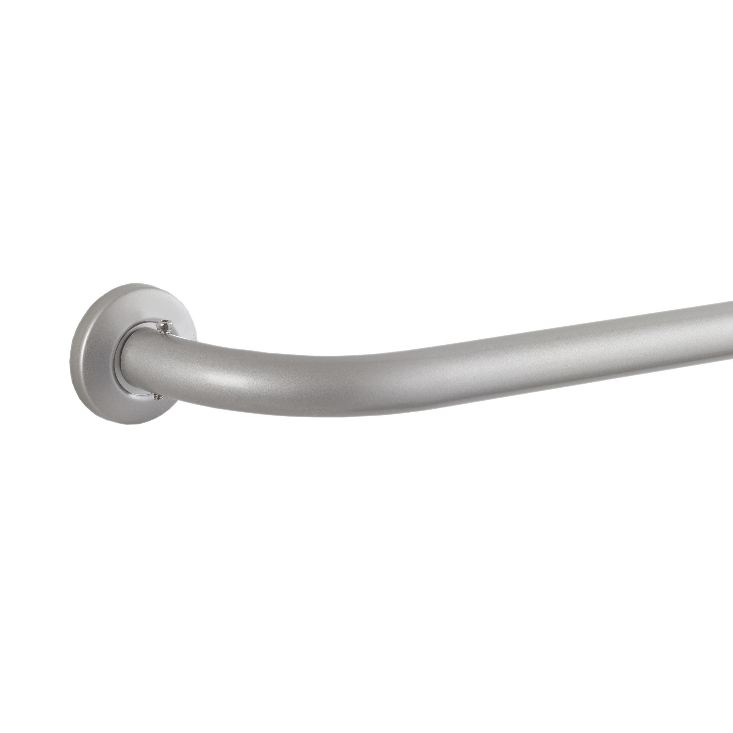 Eclipse 100% Steel Adjustable Single Curtain Rod