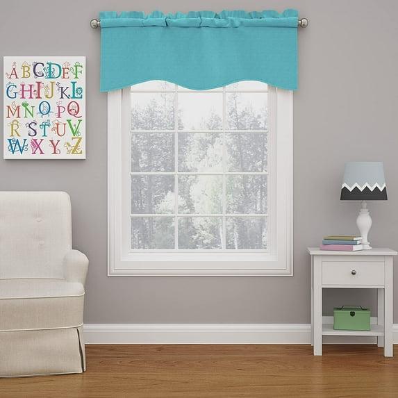 Eclipse Kendall Scalloped 42'' W Window Valance