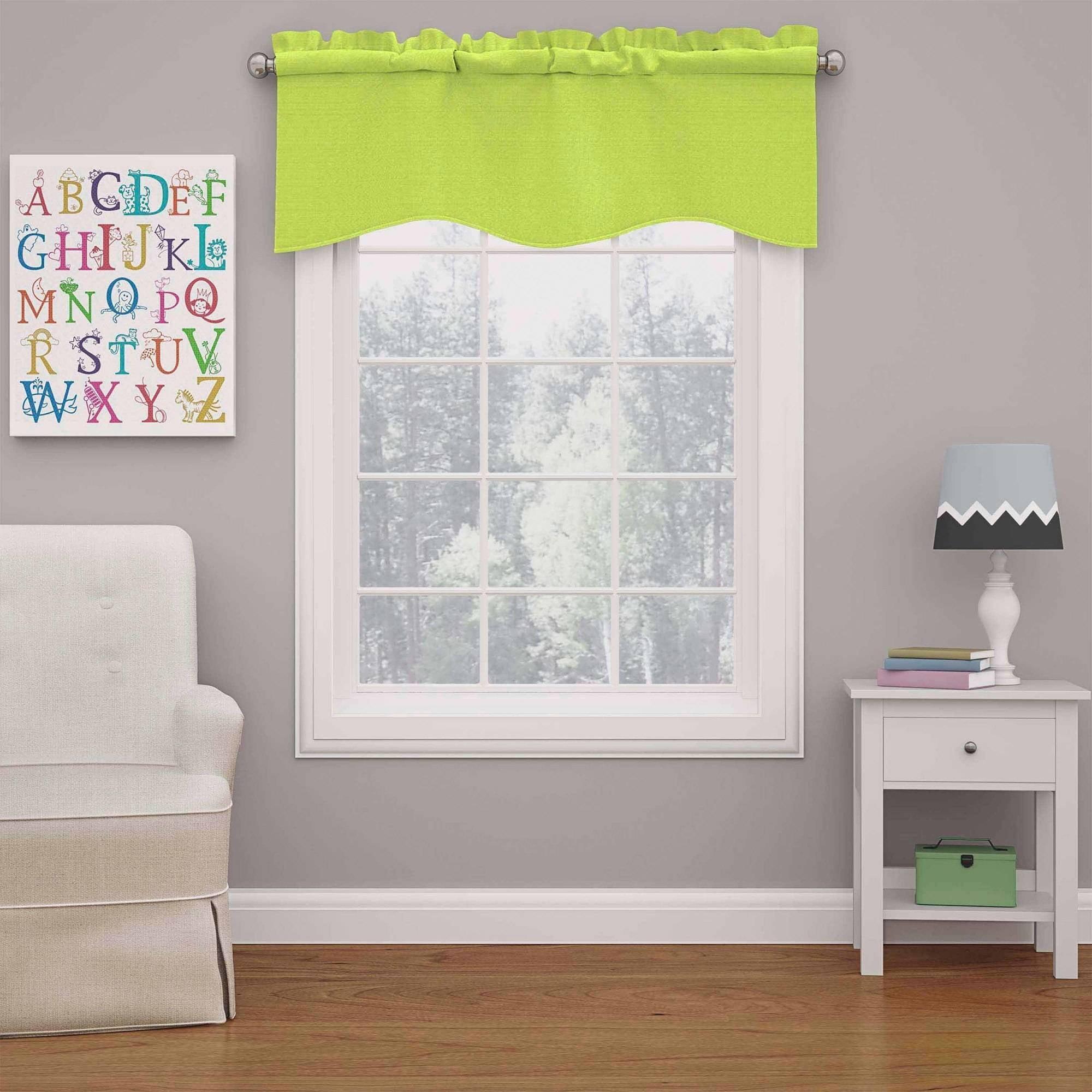 Eclipse Kendall Scalloped 42'' W Window Valance