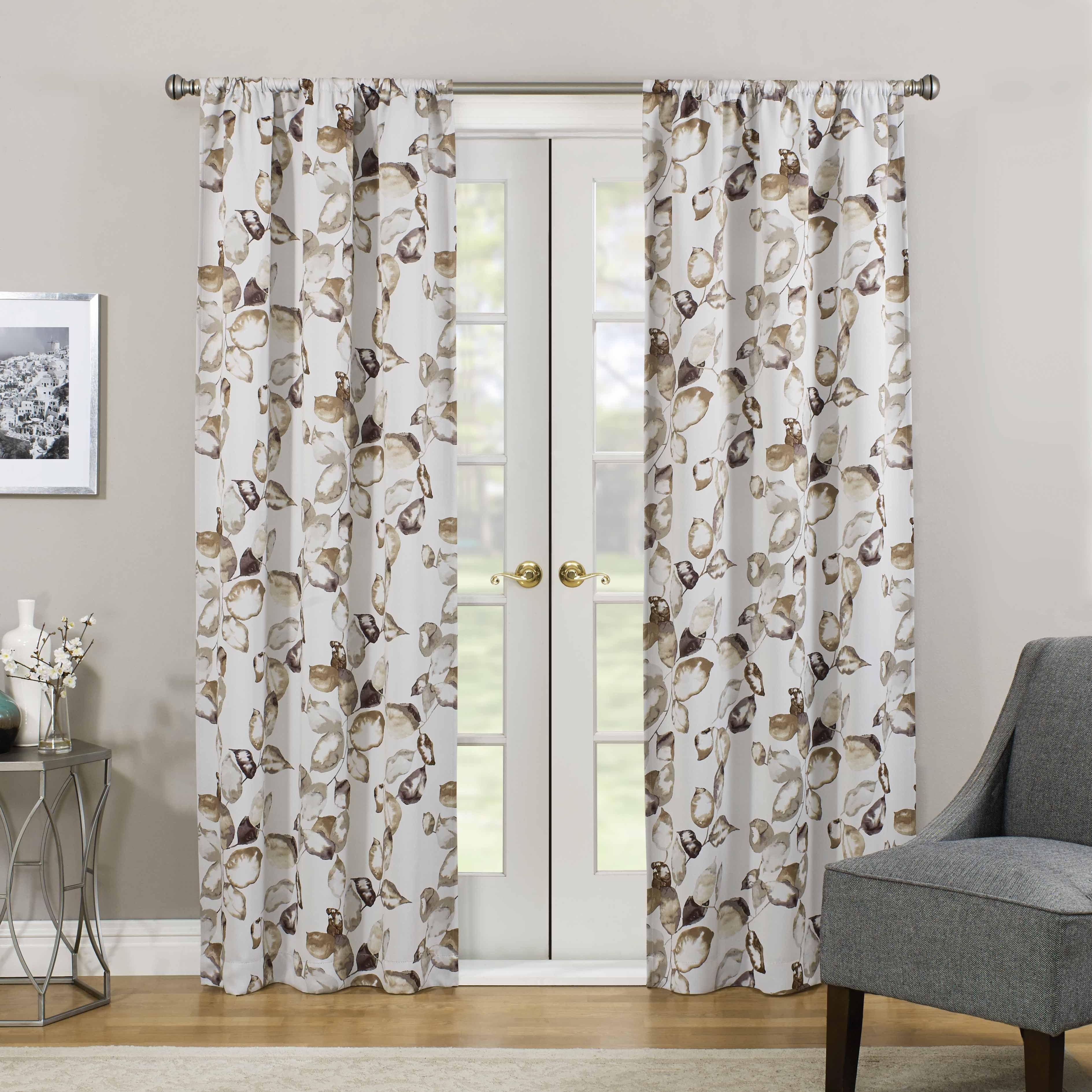 Eclipse Paige Polyester Room Darkening Curtain Single Panel