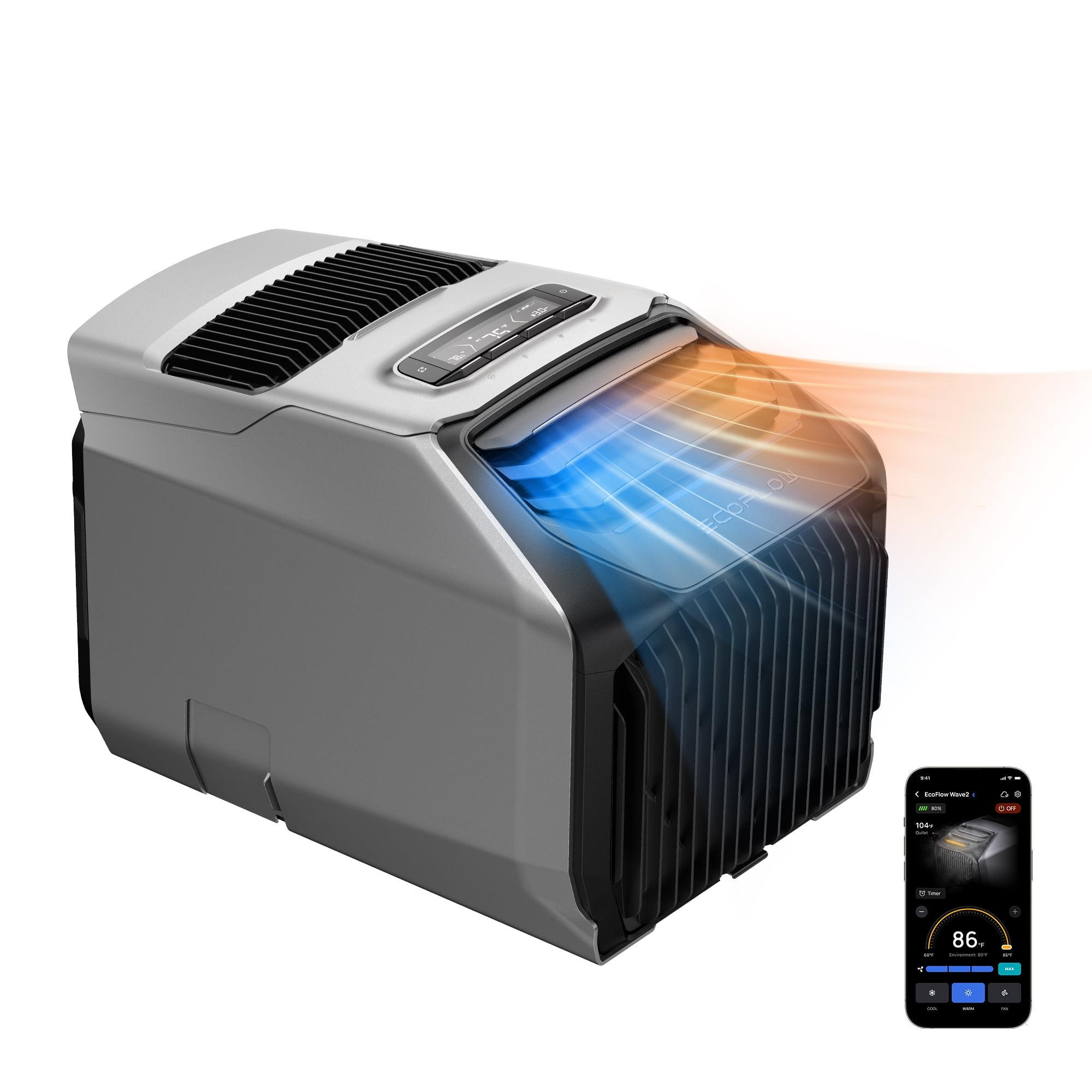 EcoFlow Wave 2 Portable Air Conditioner with Heater and Remote