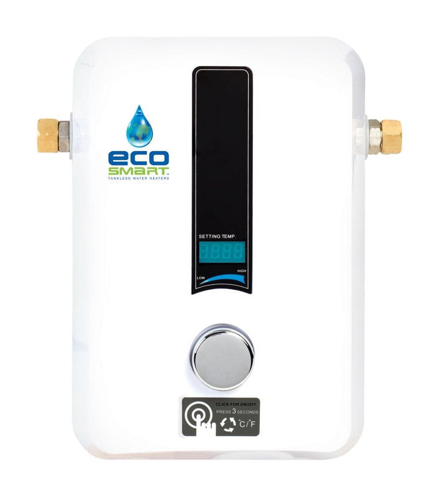 EcoSmart 8 KW Electric Tankless Water Heater, 8 KW at 240 Volts with Patented Self Modulating Technology