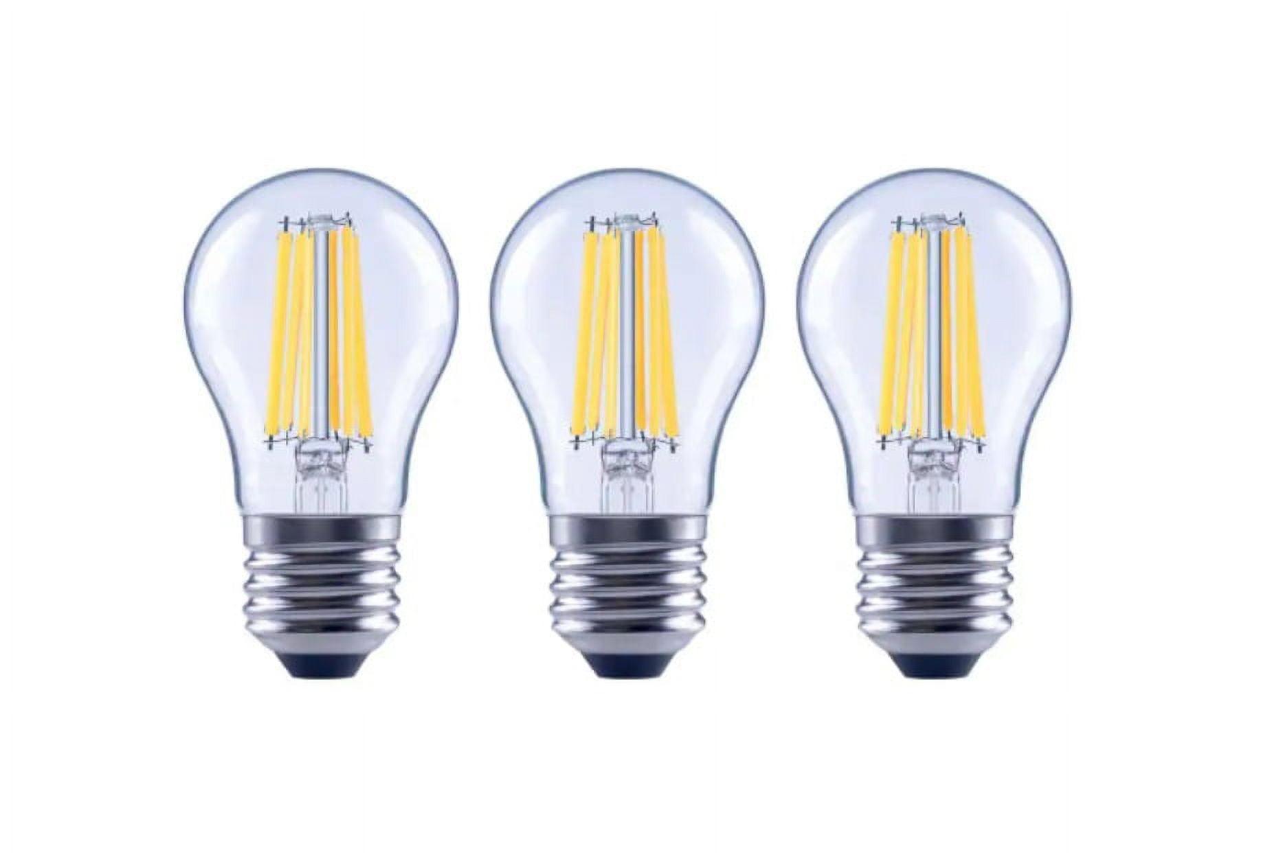 EcoSmart A15 Dimmable Appliance Fan LED Edison Light Bulb Bright White (3-Pack)