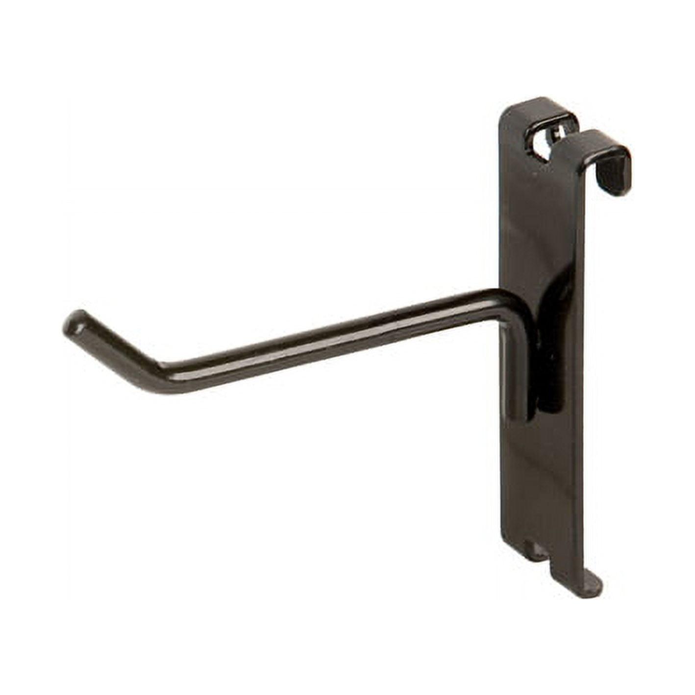 Econoco BLK/H4 Steel Slatwall Hooks (Set of 96)