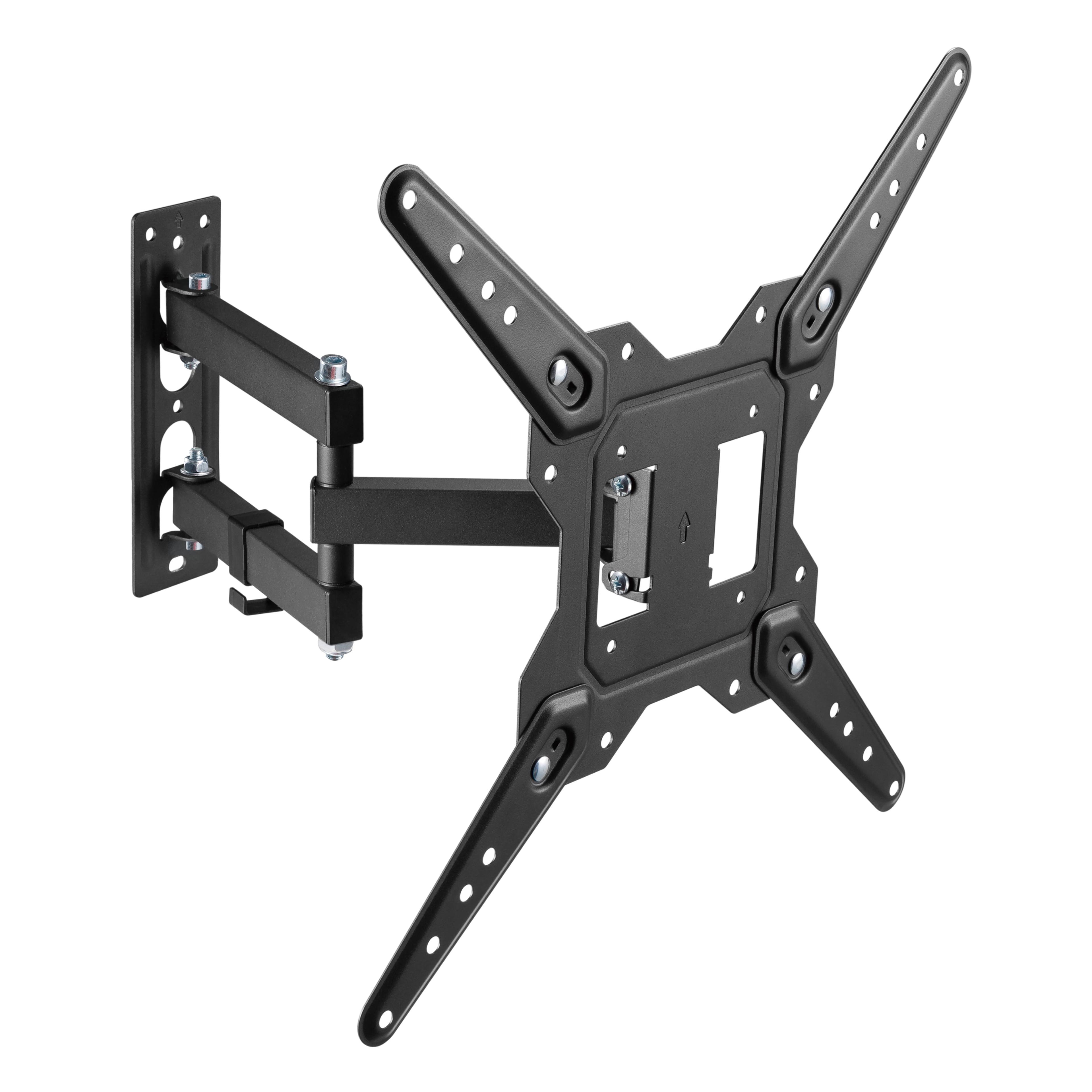 Black Full-Motion Wall Mount for 23-55 Inch TVs